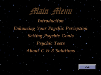 The Psychic Development Studio screenshot