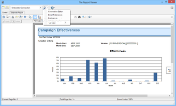 The Report Viewer (formely Report Viewer for Crystal Reports) screenshot