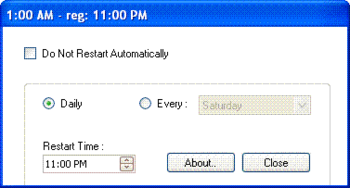 The Restart Manager screenshot
