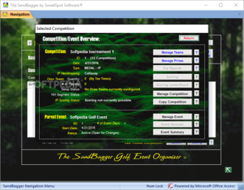 The SandBagger Golf Event Organizer screenshot 4