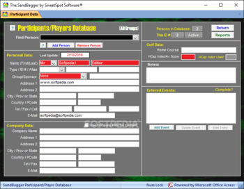 The SandBagger Golf Event Organizer screenshot 9