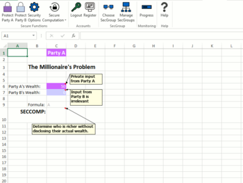 The Secure Spreadsheet screenshot