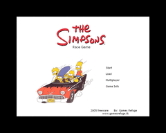 The Simpsons Race Game screenshot