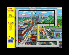 The Simpsons Race Game screenshot 2