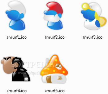 The Smurfs Icons screenshot