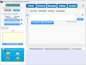 The Tweet Tank screenshot