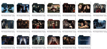 The Vampire Diaries Folder Icon screenshot