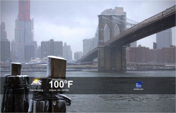 The Weather Channel Screensaver - Winter's Fury screenshot