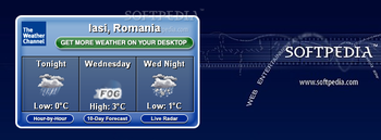 The Weather Channel Sidebar Gadget screenshot