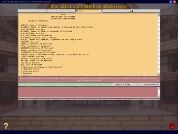 The Works Of William Shakespeare screenshot