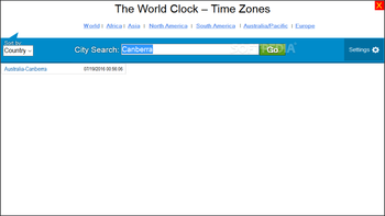 The World Clock - Time Zones screenshot 3