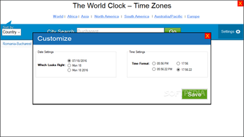 The World Clock - Time Zones screenshot 4