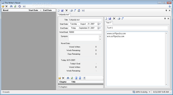 The Writer's Novel screenshot