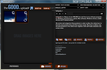 theGOOD Uploadr screenshot