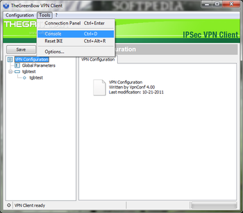 TheGreenBow IPSec VPN Client screenshot 3