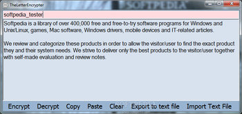 TheLetterEncrypter screenshot