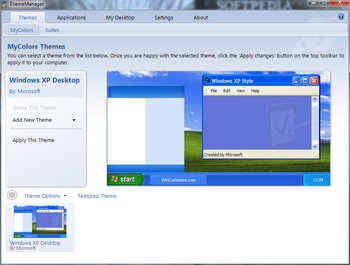 Theme Manager screenshot