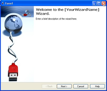 Themed .NET Wizard screenshot