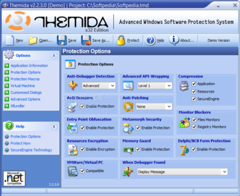 Themida screenshot 2