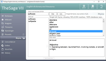 TheSage English Dictionary and Thesaurus screenshot 7