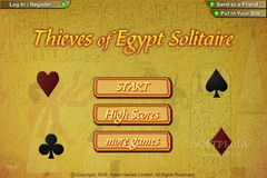 Thieves of Egypt Solitaire screenshot