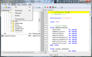 thinBasic screenshot 3