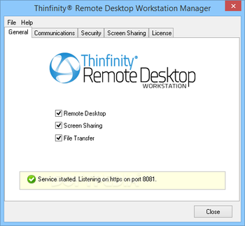 Thinfinity Remote Desktop Workstation screenshot 10