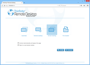 Thinfinity Remote Desktop Workstation screenshot 2