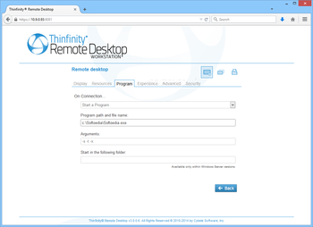 Thinfinity Remote Desktop Workstation screenshot 7
