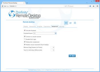 Thinfinity Remote Desktop Workstation screenshot 9