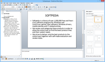 Thinkfree Office screenshot 3