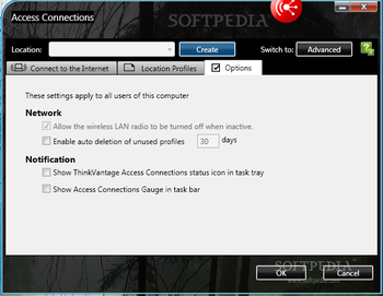 ThinkVantage Access Connections screenshot 2