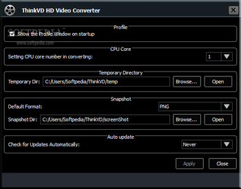 ThinkVD HD Video Converter screenshot 3