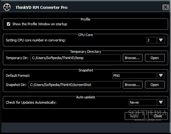 ThinkVD RM Converter Pro screenshot 3