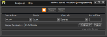 ThinkVD Sound Recorder screenshot