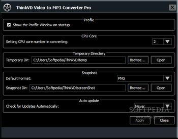 ThinkVD Video to MP3 Converter Pro screenshot 3