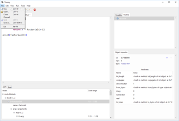 Thonny screenshot 4