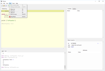 Thonny screenshot 7