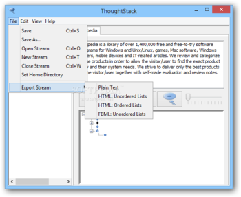 ThoughtStack screenshot 2