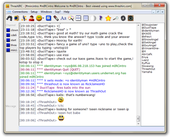 ThrashIRC screenshot