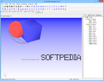 ThreeDify Designer screenshot