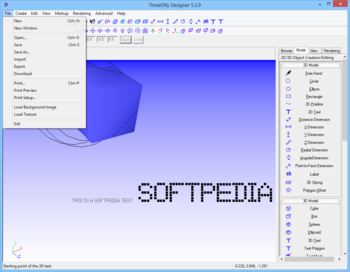 ThreeDify Designer screenshot 2