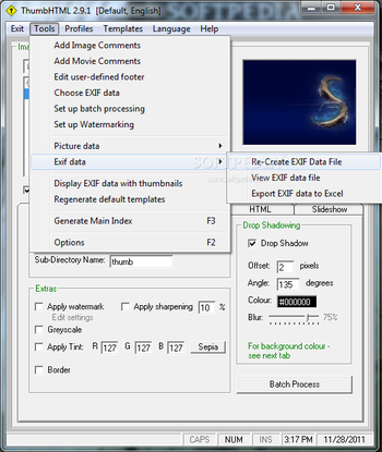 ThumbHTML screenshot 2