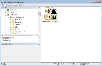 Thumbnail Database Viewer screenshot
