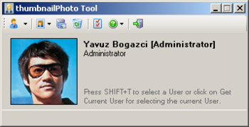 ThumbnailPhoto Tool screenshot