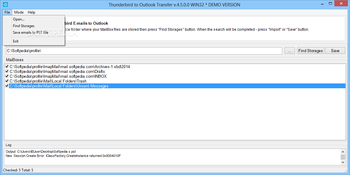 Thunderbird to Outlook Transfer screenshot 2