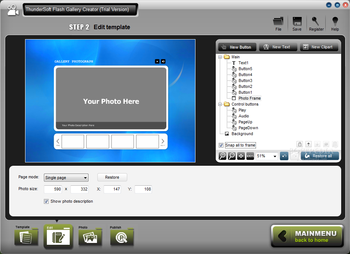 ThunderSoft Flash Gallery Creator screenshot 3