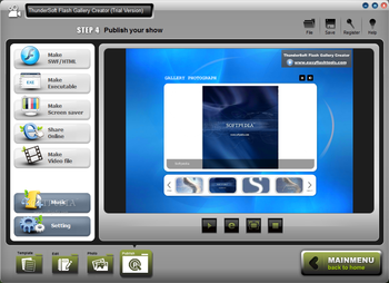 ThunderSoft Flash Gallery Creator screenshot 5