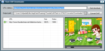 ThunderSoft Flash to HTML5 Converter screenshot 6