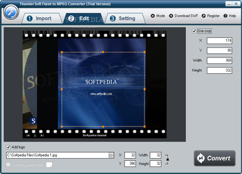 ThunderSoft Flash to MPEG Converter screenshot 2